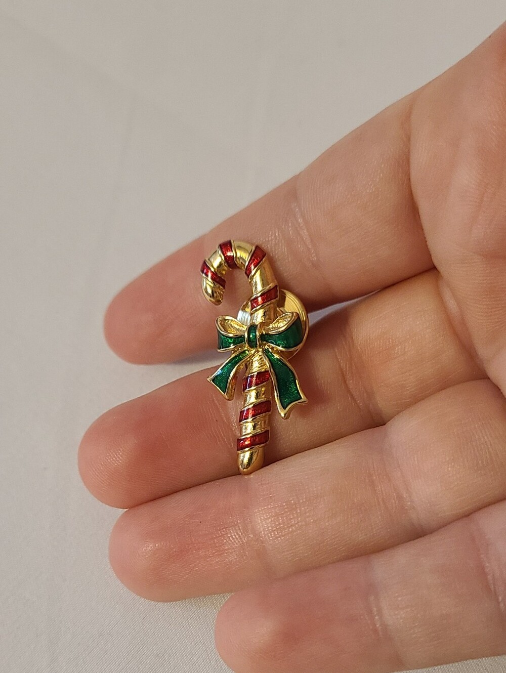 Candy Cane Avon Pin